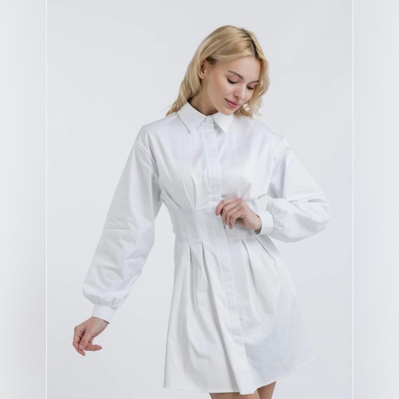Dresses & Skirts - Women’s White Shirt Dress